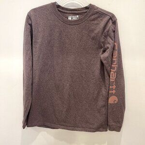 Carhartt Men’s Long Sleeve Shirt Maroon Size S